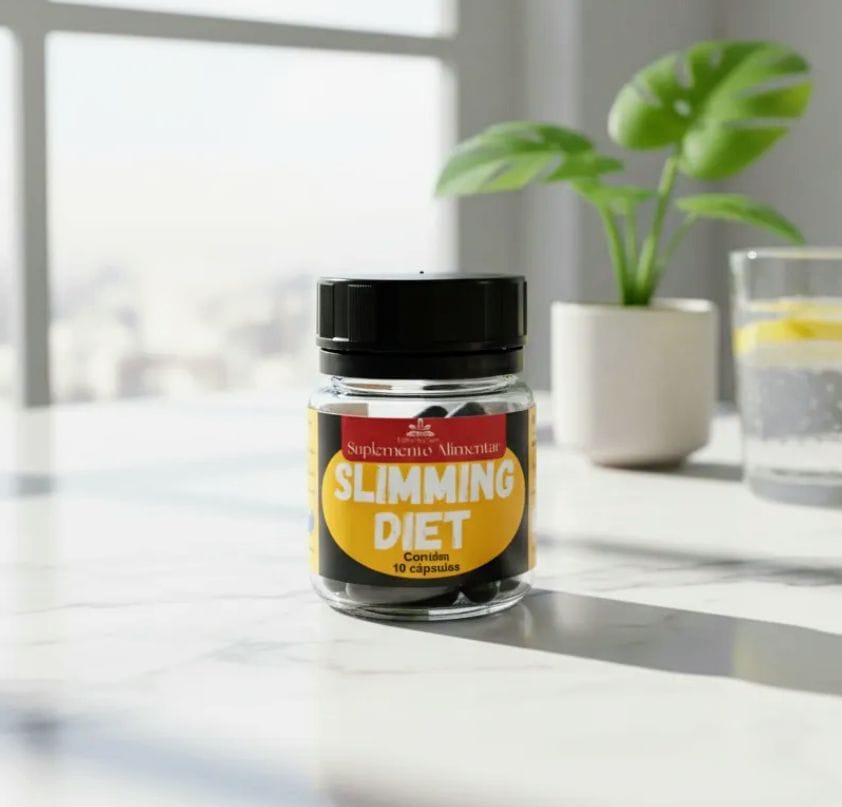 Slimming Diet 10 Cápsulas - Auxiliar no Controle de Peso e na Saciedade