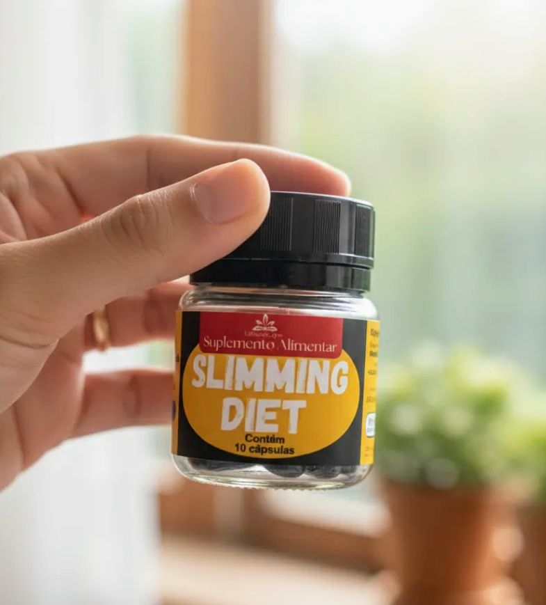 Slimming Diet 10 Cápsulas - Auxiliar no Controle de Peso e na Saciedade