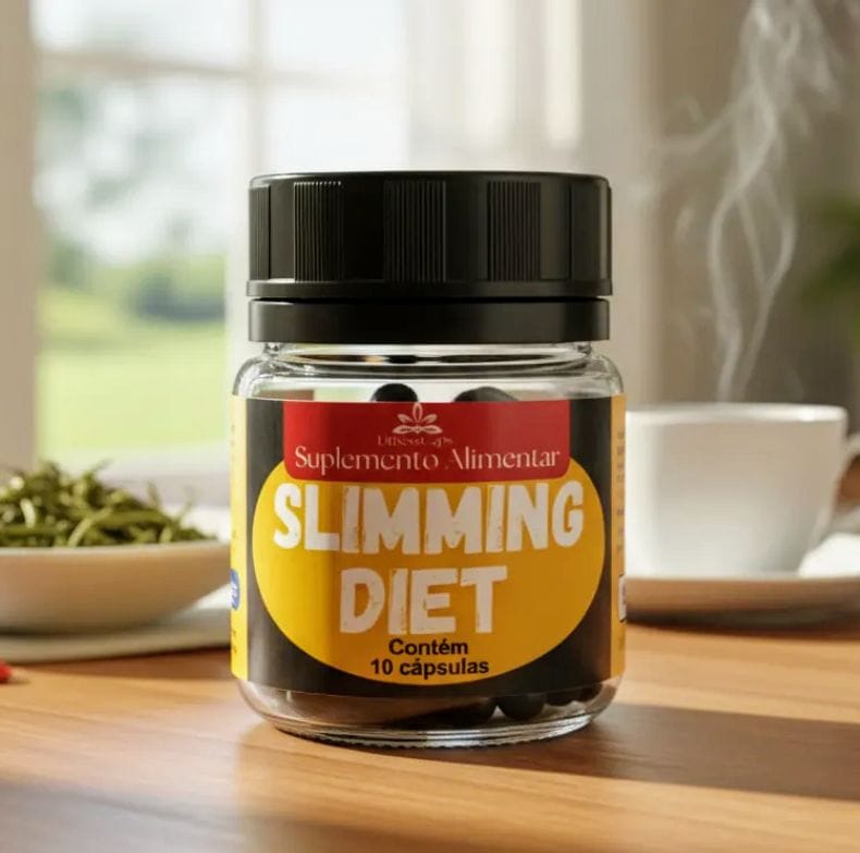 Slimming Diet 10 Cápsulas - Auxiliar no Controle de Peso e na Saciedade