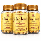 KIT BARI LEVE GOLD 3 FRASCOS 90 DIAS CONTROLE DE APETITE E SACIEDADE