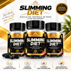 KIT SLIMMING DIET BLACK GOLD 3 FRASCOS 90 DIAS CONTROLE DE PESO E SACIEDADE