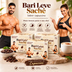 BARI LEVE SACHÊ CAPUCCINO - KIT 3 CXS - 30 DIAS SACIEDADE E CONTROLE DE APETITE